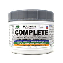 Load image into Gallery viewer, Dogzymes Complete 3 Best Sellers in one Product-Full servings of Ultimate, Daily Balance, Phyto Flex-Provides Probiotics, Enzymes, Vitamins, Minerals, Omegas-New Zealand Glucosamine and Chondroitin, MSM, Yucca, Hyaluronic Acid