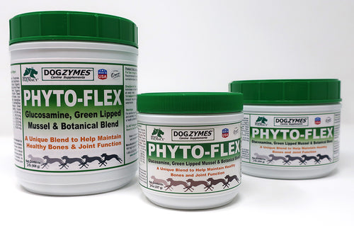 Dogzymes Phyto-Flex® - Bone Joint Soft Tissue Support - Glucosamine, Chondroitin, MSM and Hyaluronic Acid